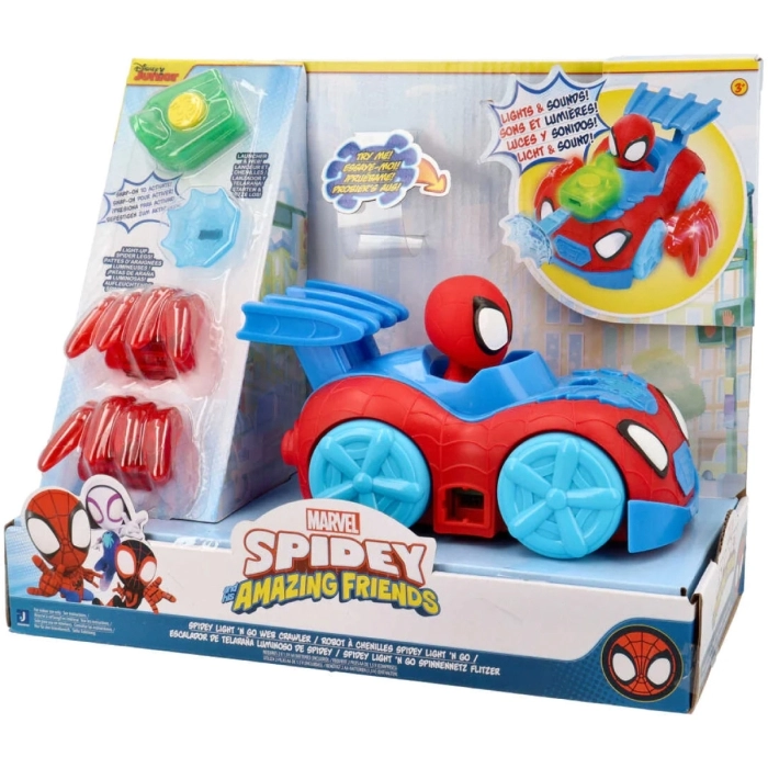 spidey lancia ragnatele deluxe con luci e suoni