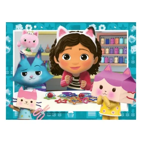 gabby's dollhouse - puzzle 4 in 1 box