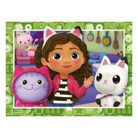 gabby's dollhouse - puzzle 4 in 1 box