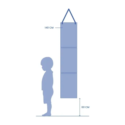 espace - metro misura altezza appendibile con adesivi riposizionabili