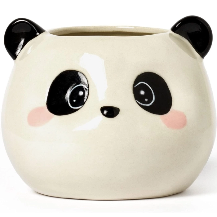 portapenne in ceramica - desk friends - panda