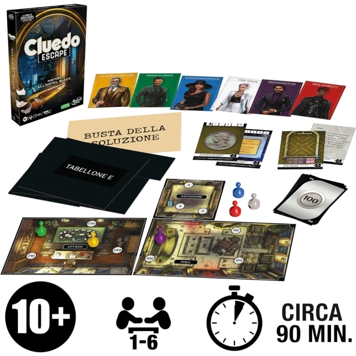 cluedo escape - mistero all'hotel black