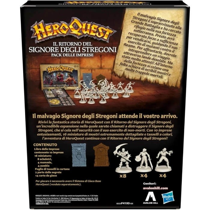 heroquest - il ritorno del signore degli stregoni