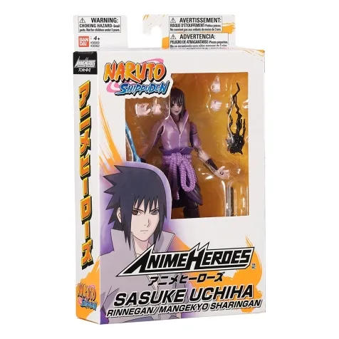 anime heroes - naruto - sasuke uchiha rinnegan/mangekyo sharingan