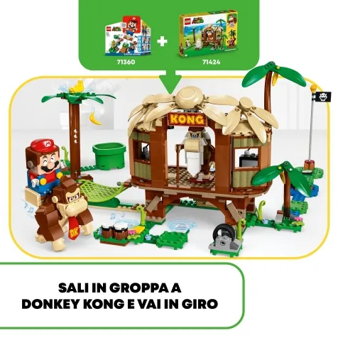 71424 - pack di espansione casa sull'albero di donkey kong: 8