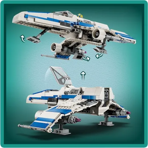 75364 - e-wing della nuova repubblica vs. starfighter di shin hati