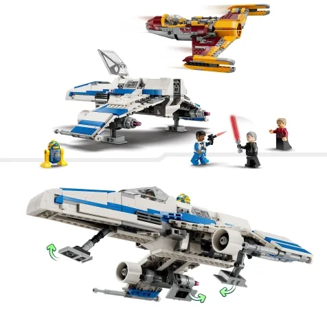 75364 - e-wing della nuova repubblica vs. starfighter di shin hati