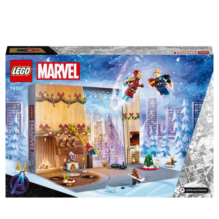 76267 - calendario dell'avvento lego super heroes marvel 2023