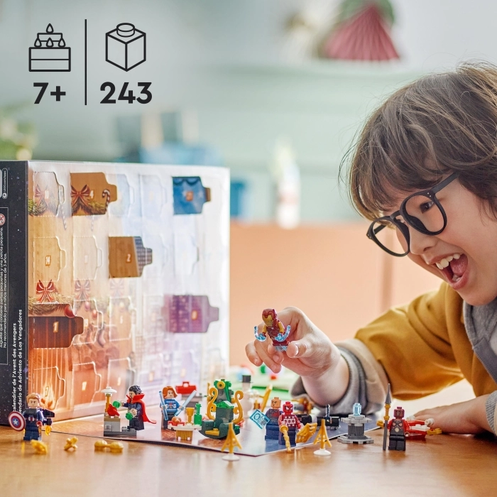 76267 - calendario dell'avvento lego super heroes marvel 2023