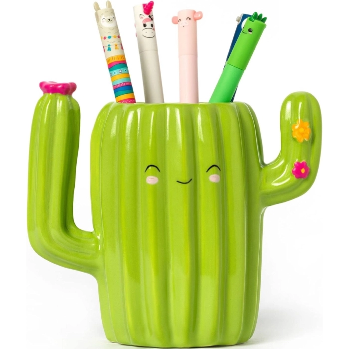 LEGAMI Portapenne In Ceramica - Desk Friends - Cactus a 12,99 €