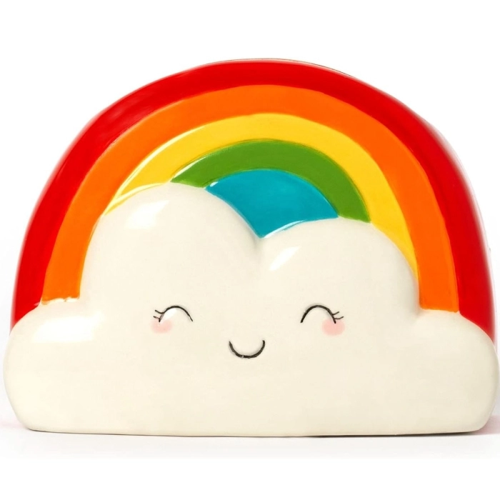 portapenne in ceramica - desk friends - arcobaleno