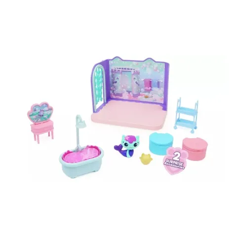 gabby's dollhouse - le stanze della casa - bagno