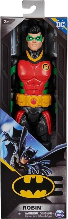 dc comics - robin con armatura - personaggio snodabile di 30cm: 1