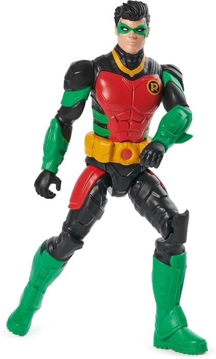 dc comics - robin con armatura - personaggio snodabile di 30cm: 3
