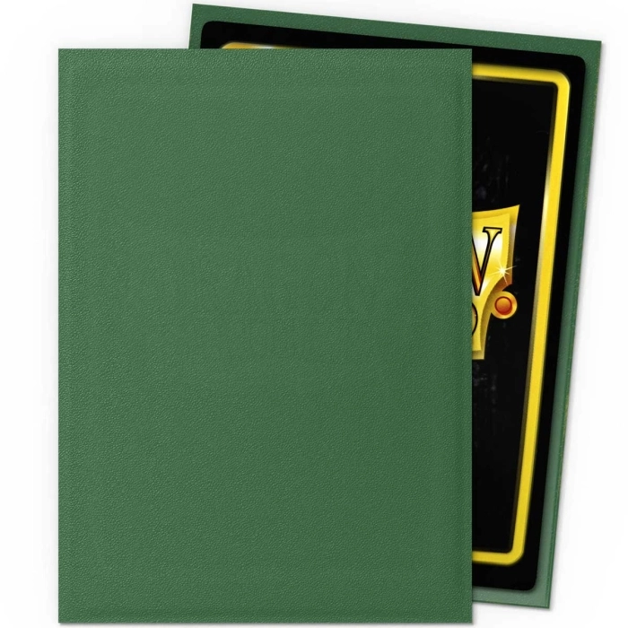 dragon shield standard sleeves - forest green matte (100 bustine protettive)
