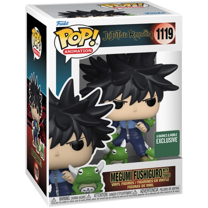 jujutsu kaisen - megumi with toads 9cm - funko pop 1119: 1
