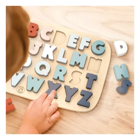 puzzle alfabeto in legno: 5