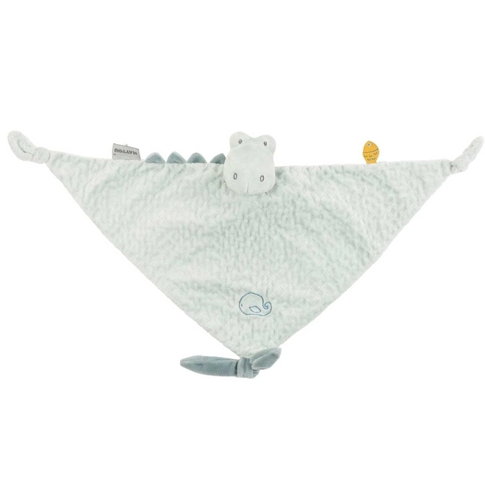 maxi doudou romeo il coccodrillo - 65x35cm