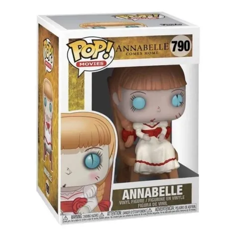 annabelle comes home - annabelle in chair 9cm - funko pop! 790