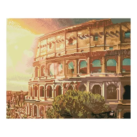 roman colosseum - diamond dotz intermediate dd10.070 52x42cm