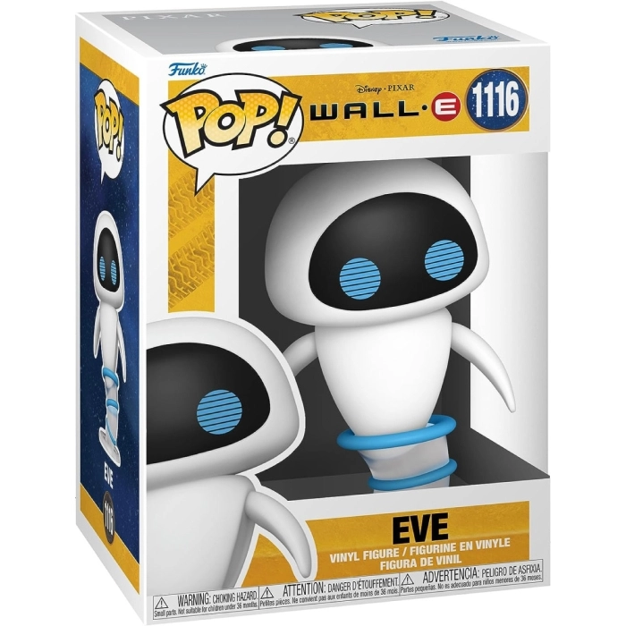 disney: wall-e - eve 9cm - special edition funko pop 1116 golws in the dark