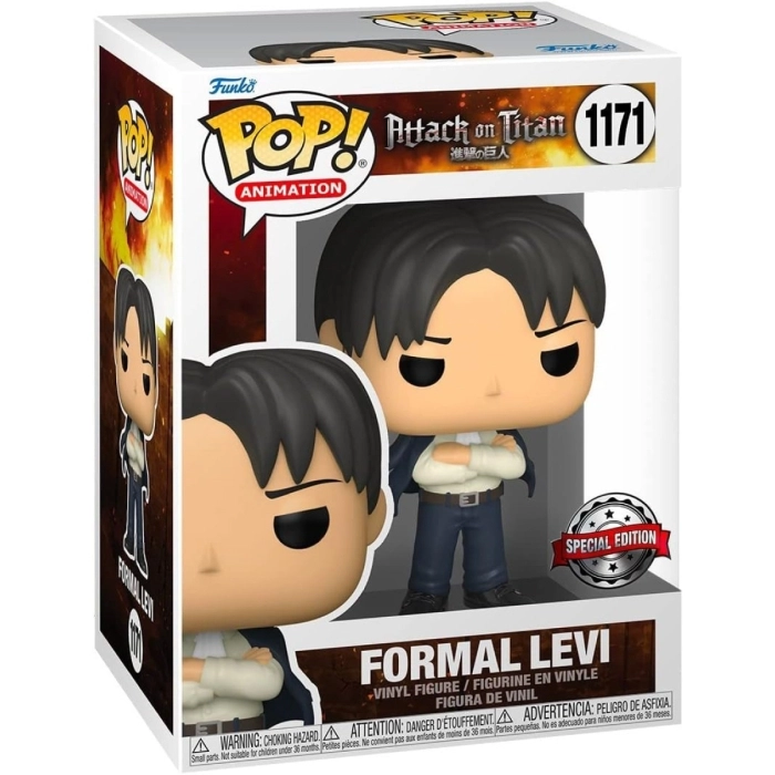 attack on titan - formal levi 9cm - funko pop 1171