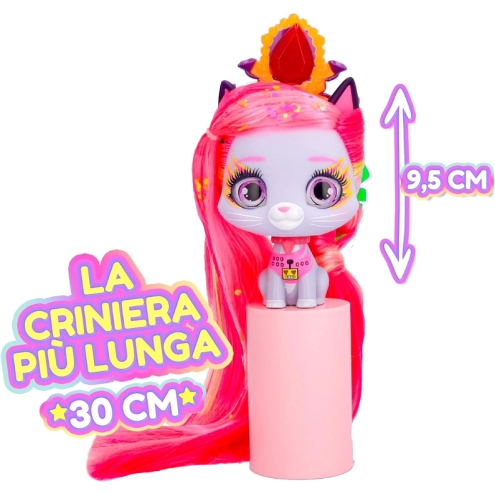 vip pets - cats - kitty - animaletto con lunghi capelli ed accessori