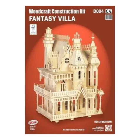 fantasy villa- kit di costruzioni in legno (certificazione fsc)