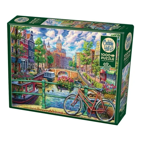 amsterdam canal - puzzle 1000 pezzi