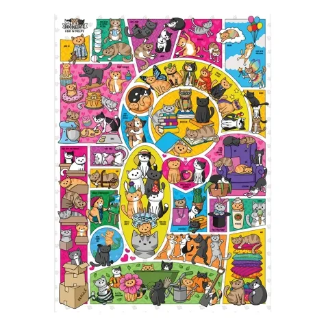 doodlecats - puzzle 1000 pezzi