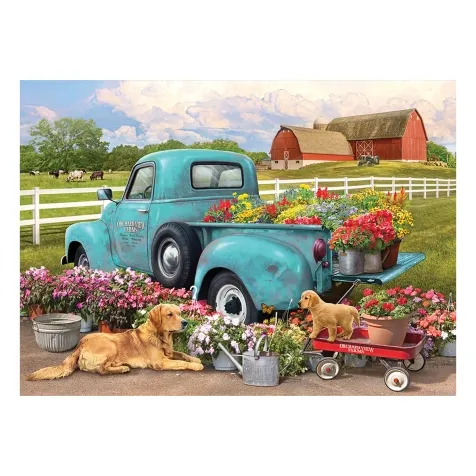 flower truck - puzzle 1000 pezzi