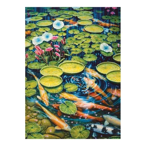 koi pond - puzzle 1000 pezzi