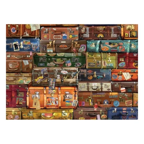 luggage - puzzle 1000 pezzi