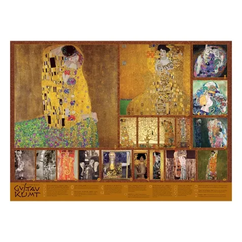 the golden age of klimt - puzzle 1000 pezzi