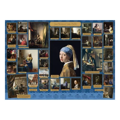 vermeer - puzzle 1000 pezzi