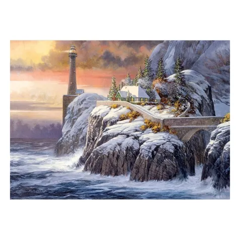 winter lighthouse - puzzle 1000 pezzi