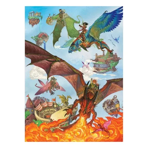 dragon flight - puzzle 350 pezzi