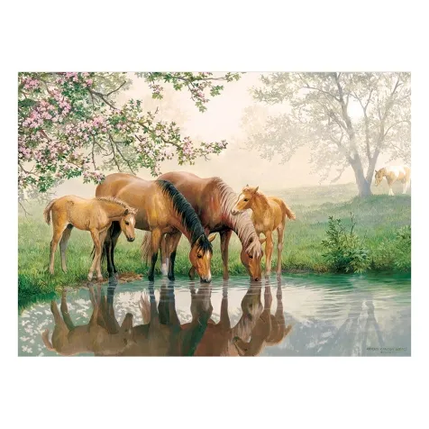 horse family - puzzle 350 pezzi