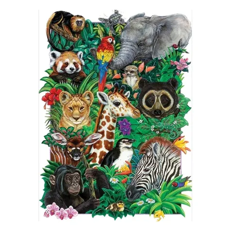 safari babies - puzzle 350 pezzi