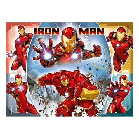 marvel iron man - puzzle 100 pezzi xxl