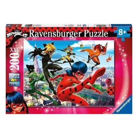 miraculous - puzzle 200 pezzi xxl