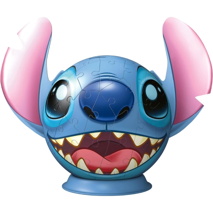 stitch con orecchie - puzzle 3d