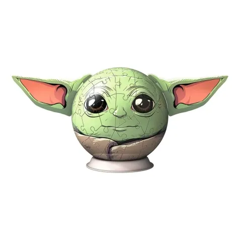 grogu baby yoda con orecchie - puzzle 3d