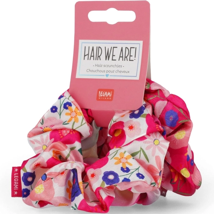 set di 3 elastici per capelli - hair we are! - flowers