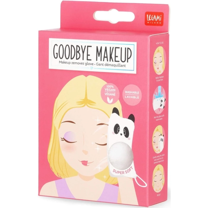 guanto struccante - goodbye makeup - panda