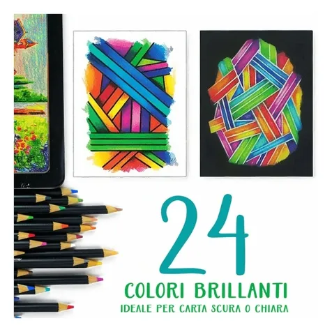 crayola signature - 24 matite colorate