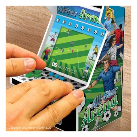 micro player - all star arena (307 giochi in 1) 17cm