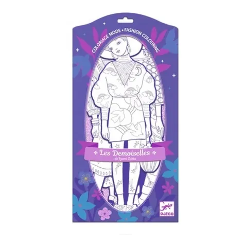 les demoiselles - zaho e le sue amiche - disegni da colorare