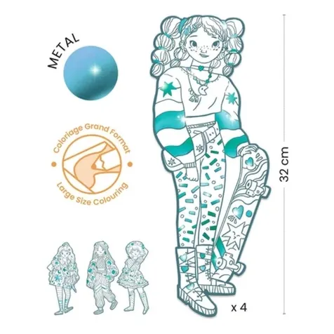 les demoiselles - angele e le sue amiche - disegni da colorare: 2