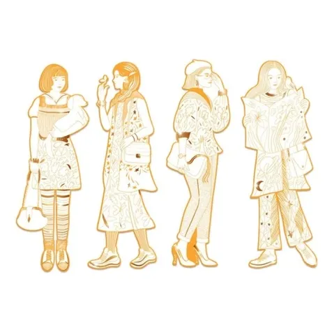 les demoiselles - scout e le sue amiche - disegni da colorare: 3